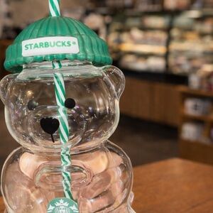 Starbucks Green and Clear Bearista Party Favors